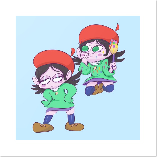 Adeleine All The Time Wall Art by AfroNinja360